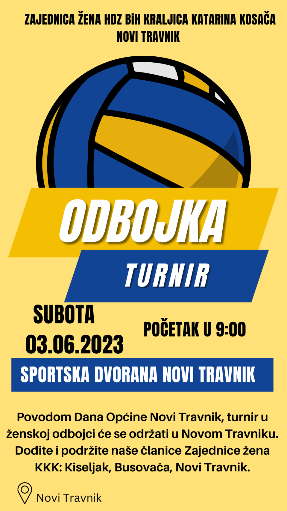 Turnir u odbojci Zajednice žena kraljica Katarina Kosača